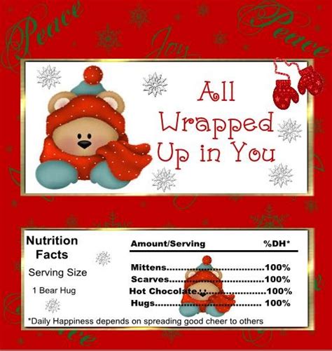 Presents christmas candy bar wrappers feature a stack of whimsical holiday gifts. GIFTS THAT SAY WOW - Fun Crafts and Gift Ideas: All ...