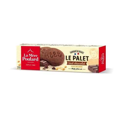 Biscuits Palets Mere Poulard Chocolat 125g Savey