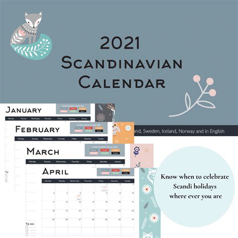 Scandinavian Calender The Nordic Mum