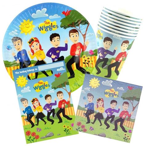 The Wiggles 40 Piece Party Pack For 8 Guests Birthday Party Packs
