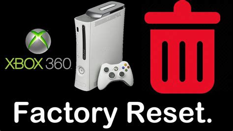 How To Factory Reset An Xbox 360 Youtube