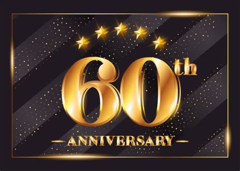 Best 60th Anniversary Illustrations Royalty Free Vector Graphics