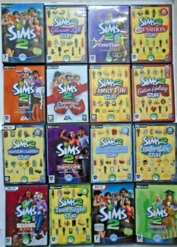 The Sims 2 Base Game And Expansion Packs Pc Games Complete With