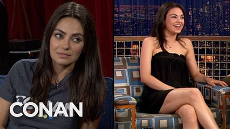 Mila Kunis Wasn T Nervous About Her First Late Night Appearance Conan On Tbs Youtube