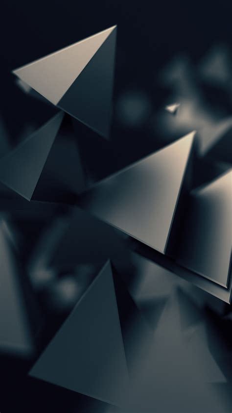 Triangle Dark Android Wallpapers Wallpaper Cave