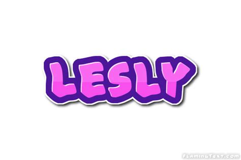 Lesly Logo Herramienta De Diseño De Nombres Gratis De Flaming Text