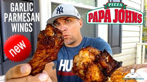 Papa John S® Garlic Parmesan Wings Review 💥🐔 Youtube