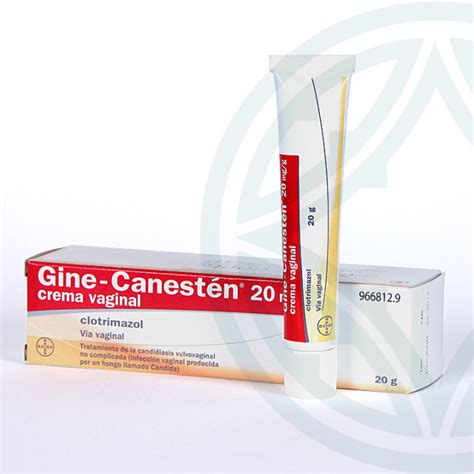 Gine Canestén 20 mg g crema vaginal 20 g Candidiasis Farmacia Jiménez