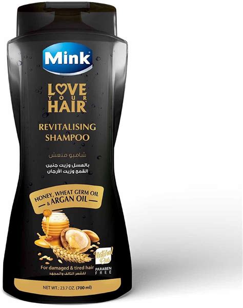 سعر ومواصفات Mink Shampoo With Honey Wheat Germ And Argan Oil 700 Ml