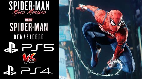 Spider Man Miles Morales And Remastered Ps5 Vs Ps4 Graphics Loading