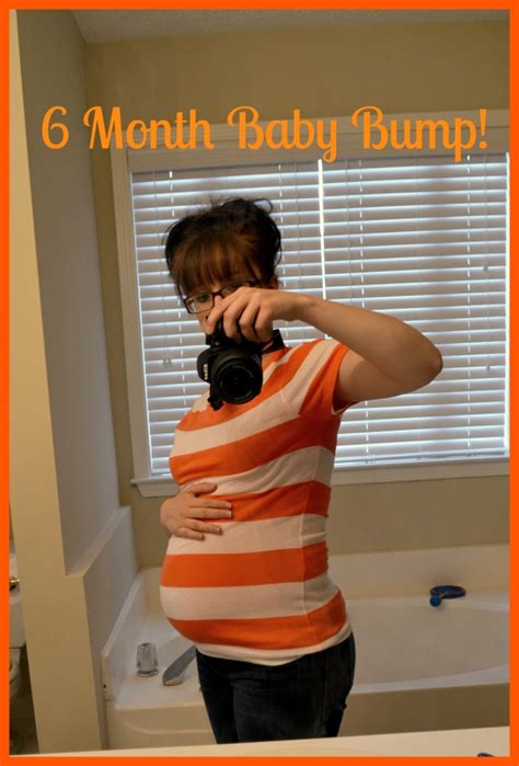 Pregnancy in weeks, months, and trimesters. Pregnancy Update: 6 Month Baby Bump - Miss Frugal Mommy