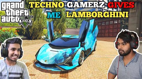 Gta 5 Techno Gamerz Give Me His Lamborghini Technogamerz Youtube