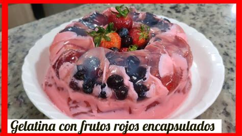 Gelatina Con Fruta Encapsulada Como Hacer Gelatina Con Frutos Encapsulados YouTube