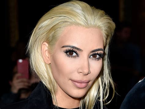 Kim Kardashians Dyed Blonde Hair Breaks The Internet The Independent The Independent