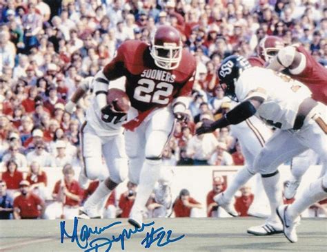 Marcus Dupree Oklahoma Sooners Action Signed 8x10 Autographed College Photos At Amazons