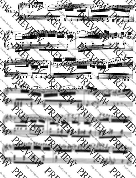 악보 Lvbeethoven 베토벤 6 Variations On An Original Theme Op34
