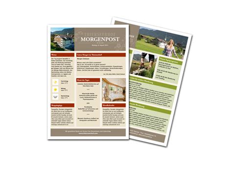 Haben sie interesse an morgenpost erstellen? Morgenpost