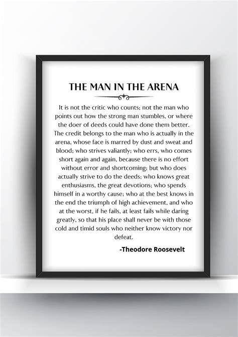 The Man In The Arena Printable Free Printable Word Searches