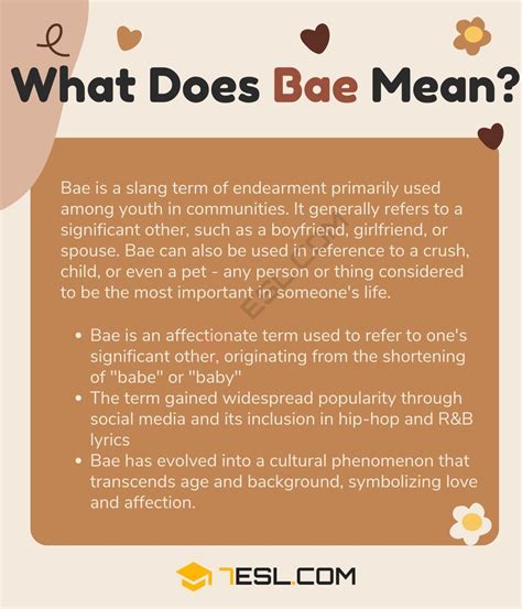 Bae Meaning What Does The Term Bae Mean 7esl