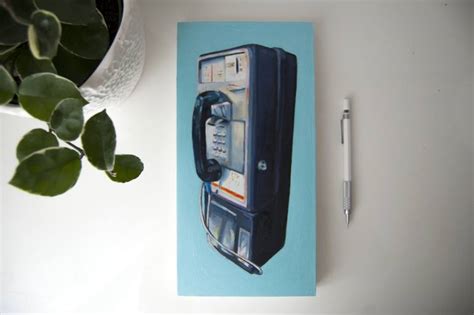 Dial Zero Payphone Painting By Randy Hryhorczuk Saatchi Art