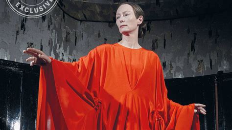 New Photo Of Tilda Swinton As Madame Blanc In The SUSPIRIA Remake