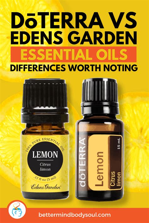 As the leader in the essential oils industry, we value safety, quality and education in offering only the best aromatherapy products. The Differences Between doTERRA and Edens Garden Essential ...