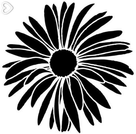 Free Daisy Flower Silhouette Svg Svg Png Eps Dxf File