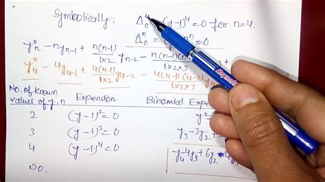 Binomial Expansion Method Of Interpolation Abc Study Youtube