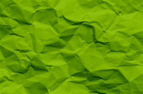 Download Green Crumpled Paper Wallpaper