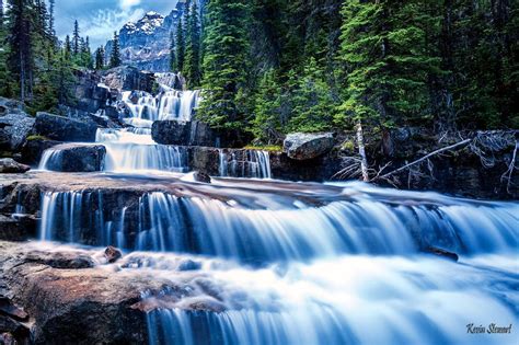 Giant Steps Water Fall Banff Nation Park Alberta Canada By Kevin