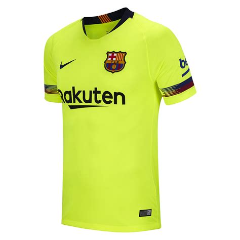 Nike Youth Barcelona Lionel Messi 10 Jersey Away 1819 Soccerevolution