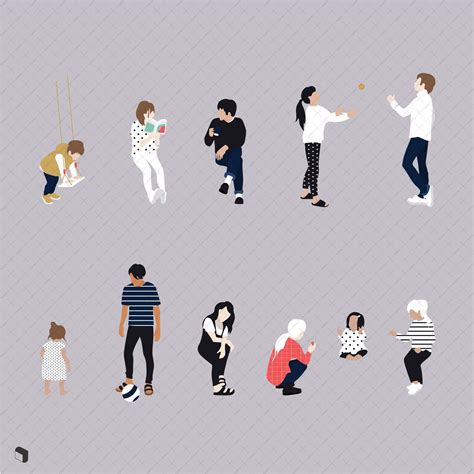 Flat Vector People Illustration for Architecture | Vector illustration people, People ...