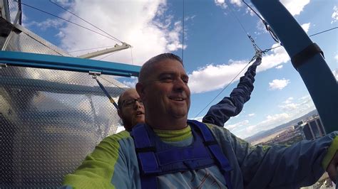 Stratosphere Sky Jump In Las Vegas Robby Ross Youtube