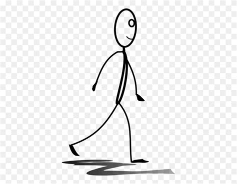 Stick Man Walking Clipart Walk Clipart Black And White Stunning