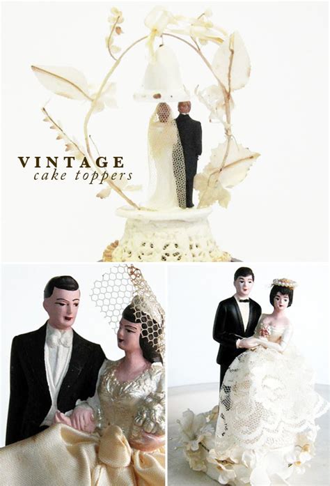 Vintage Cake Toppers Best Wedding Blog Grey Likes Weddings