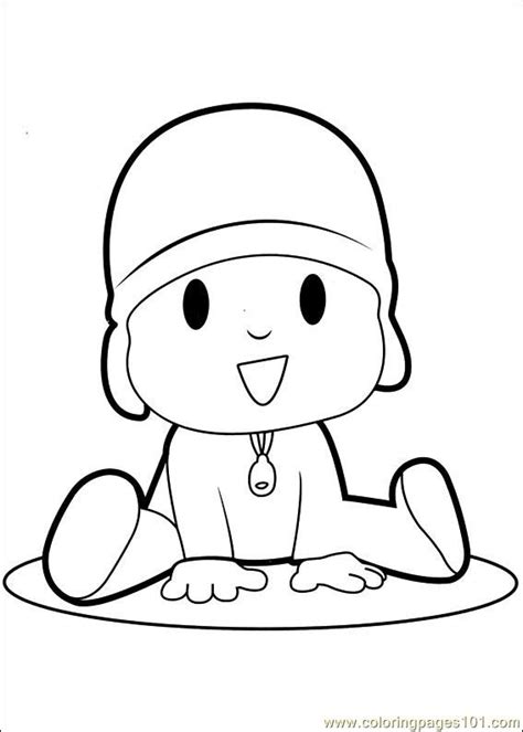 pocoyo  coloring page   coloring pages coloringpagescom