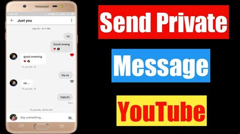 How To Send Private Message On Youtube Send Video On Youtube By