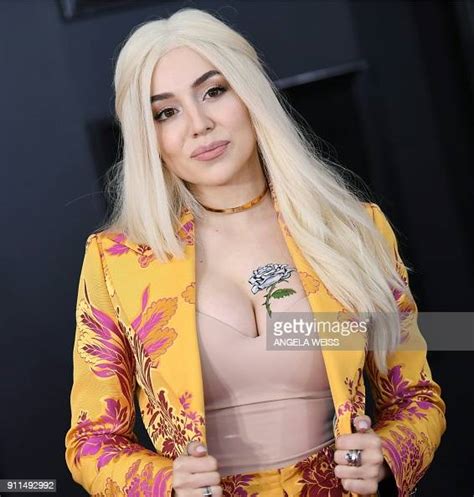 Ava Max Arrives For The 60th Grammy Awards On January 28 In New York