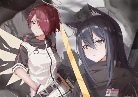 1920x1080px 1080p Free Download Texas Exusiai Arknights Anime