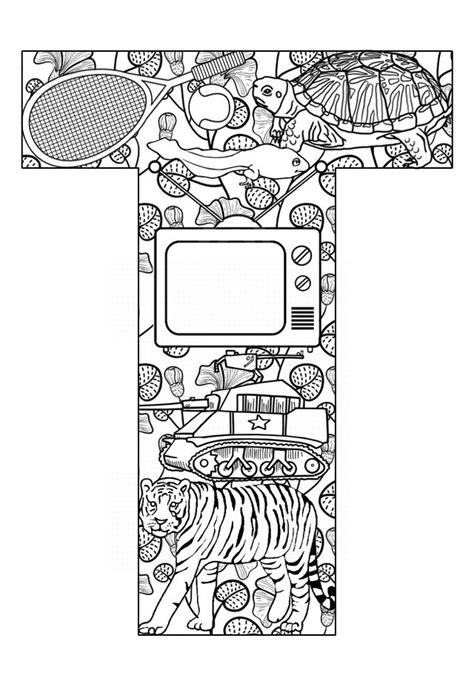 Alphabet Coloring Pages For Adults Coloring Home