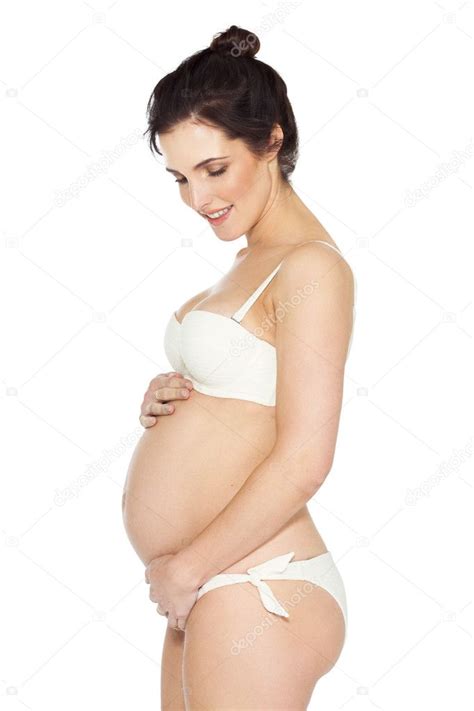 Beautiful Pregnant Woman Stock Photo By Iconogenic