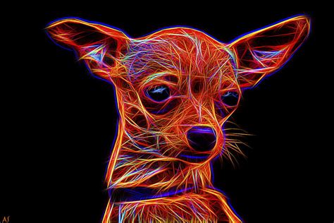Pin By Alex Bazhan On Fractal Neon Animals Abstract Artwork Neon