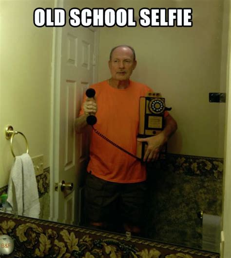 Old School Selfie