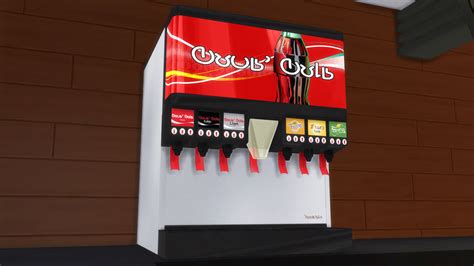 My Sims 4 Blog Two Mcdonalds Restaurants Soda Machine And Uniforms