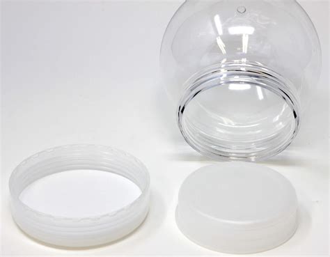 5 Inch 130mm Diy Snow Globe Water Globe Clear Plastic With Screw Off