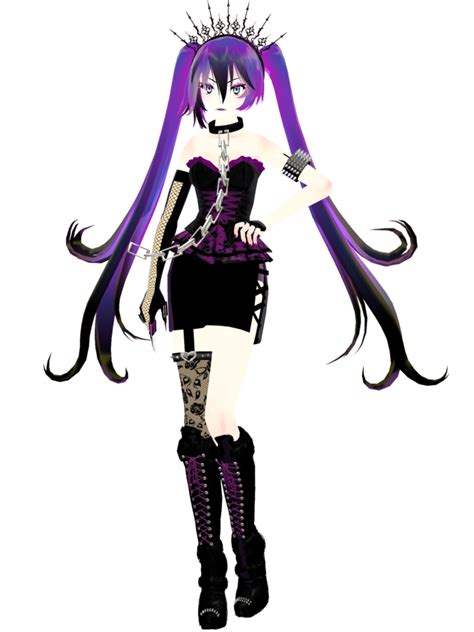 Tda Gothic Miku Download Cute Anime Outfits Miku Anime Outfits
