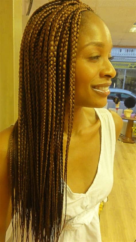Nice and neat braids, made in different styles, will. DSC07811 | Single braids hairstyles, Hair styles, Braids ...