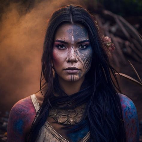 Tribal Women Comics Girls Cyborg Character Concept Vikings