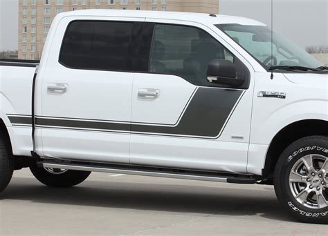2009 2019 Ford F 150 Stripes Force Two Solid Door Vinyl Graphic Decals