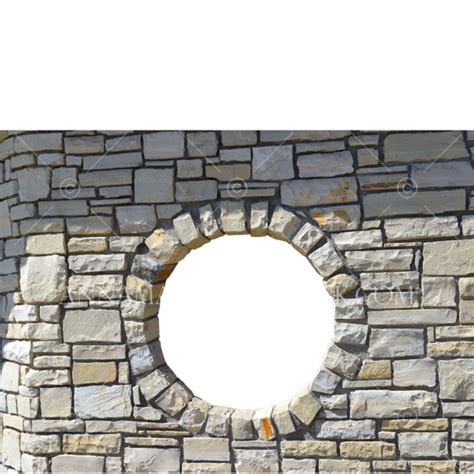 Brick Wall Round Window Opening Png Stock Photo Transparent Image